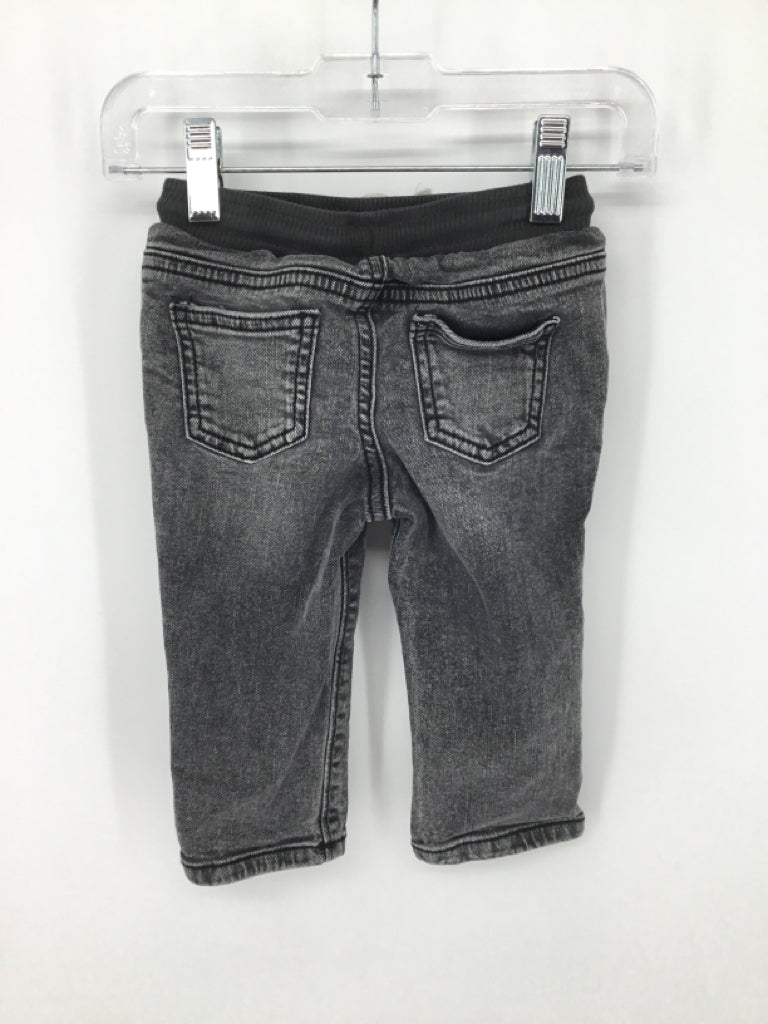 jumping beans Child Size 12 Months Black Solid Jeans - boys
