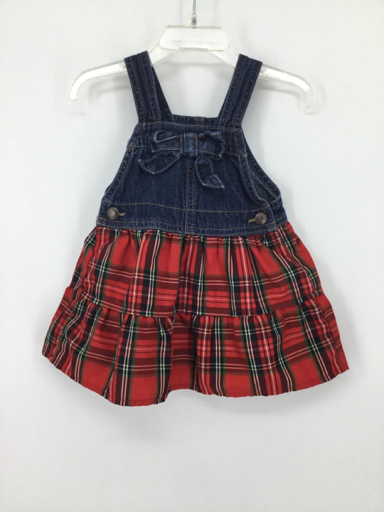 OshKosh B'gosh Child Size 12 Months Red Dress - girls