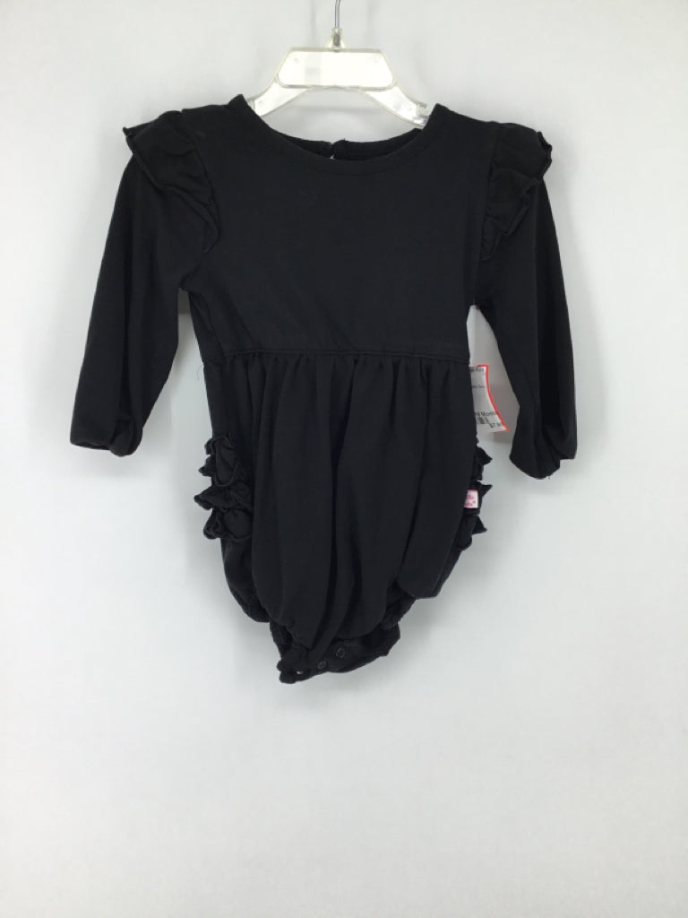 Ruffle Butts Child Size 12-18 Months Black Outfit - girls