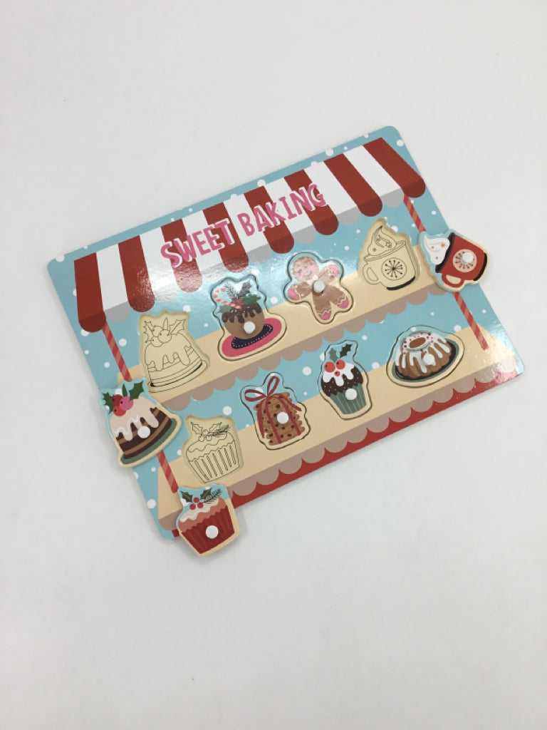 Christmas Sweet Baking Peg Puzzle