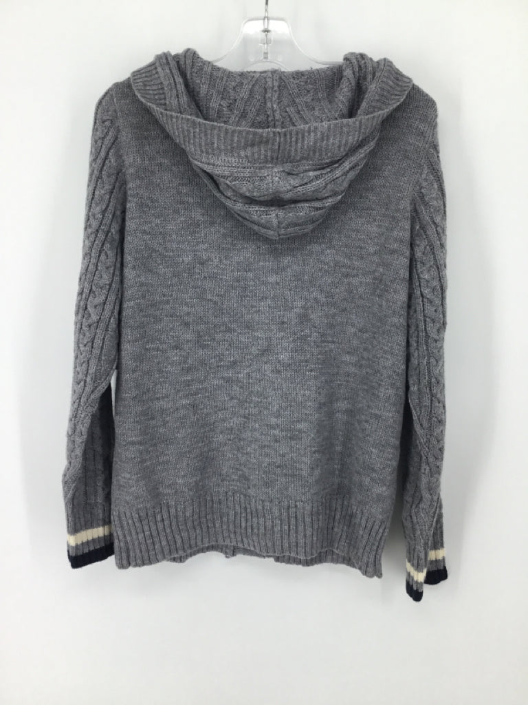 Atlas Child Size 10 Gray Solid Sweater - boys