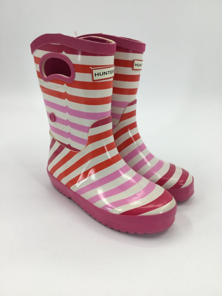 Hunter Child Size 12 Pink Rain/Snow Boots