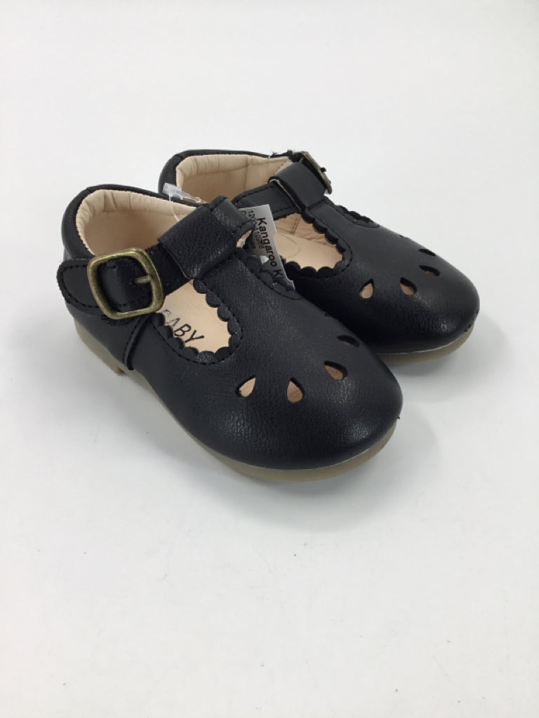 MG Baby Child Size 5 Toddler Black Dress Shoes