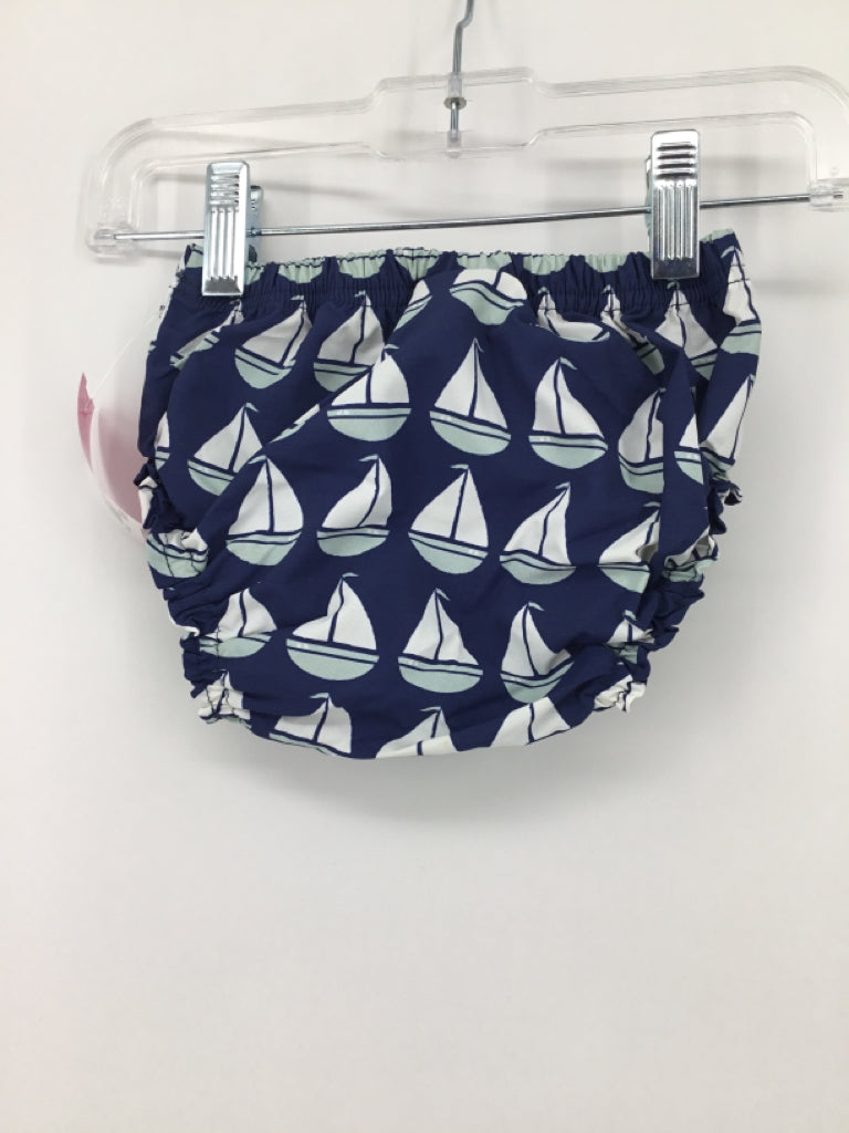 Pottery Barn Kids Child Size 6-12 Months Navy Nautical Shorts - boys