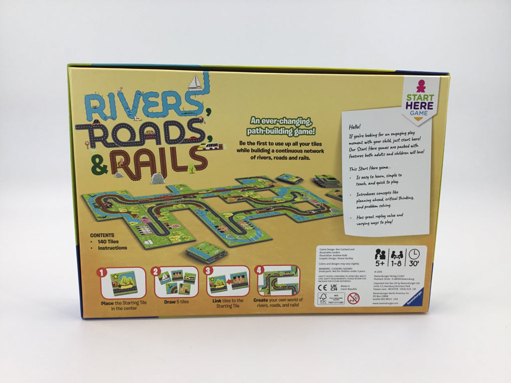 Ravensburger River, Roads, & Rails Game