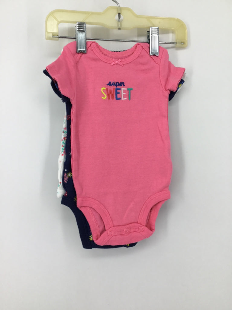 Carter's Child Size 3 Months White Onesie