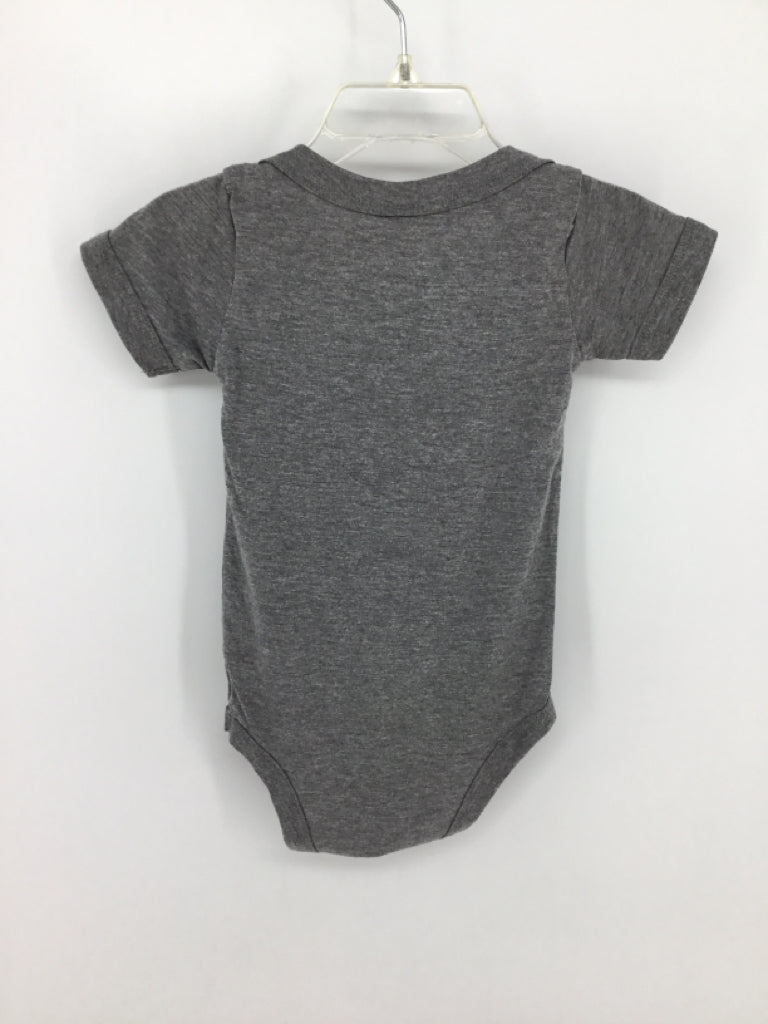 Bella Canvas Kids Child Size 12-18 Months Gray Onesie