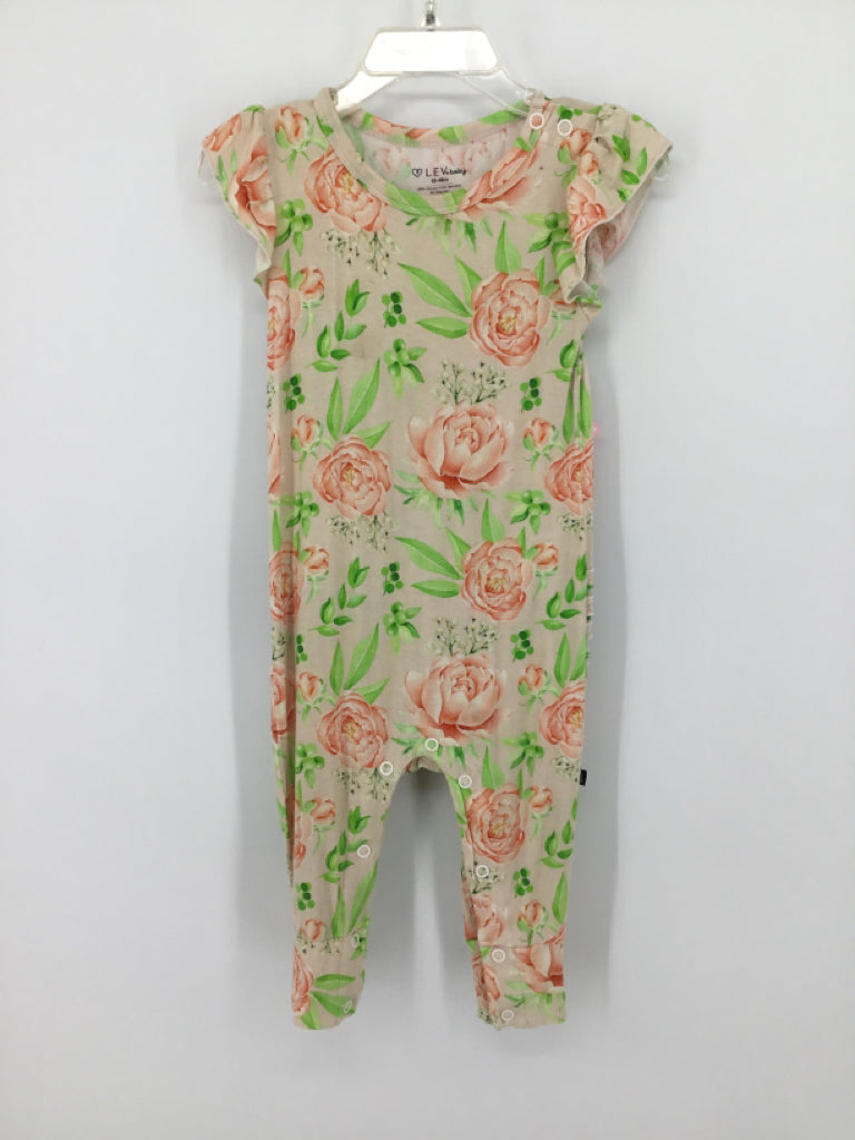 Lev Baby Child Size 12-18 Months Tan Outfit - girls