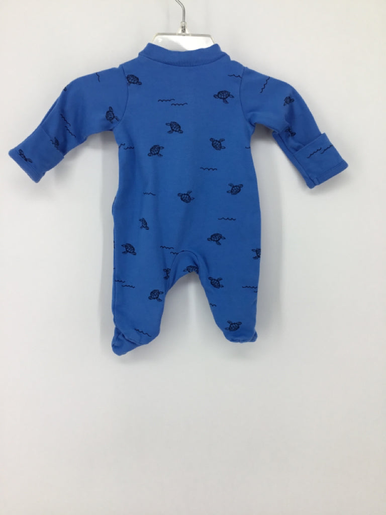 Child of Mine Child Size Preemie Blue Sleepers