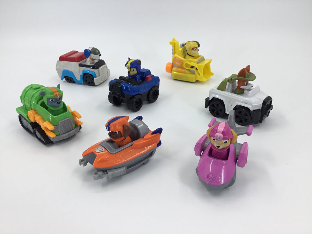 Paw Patrol 7 Piece Pup Squad Racers