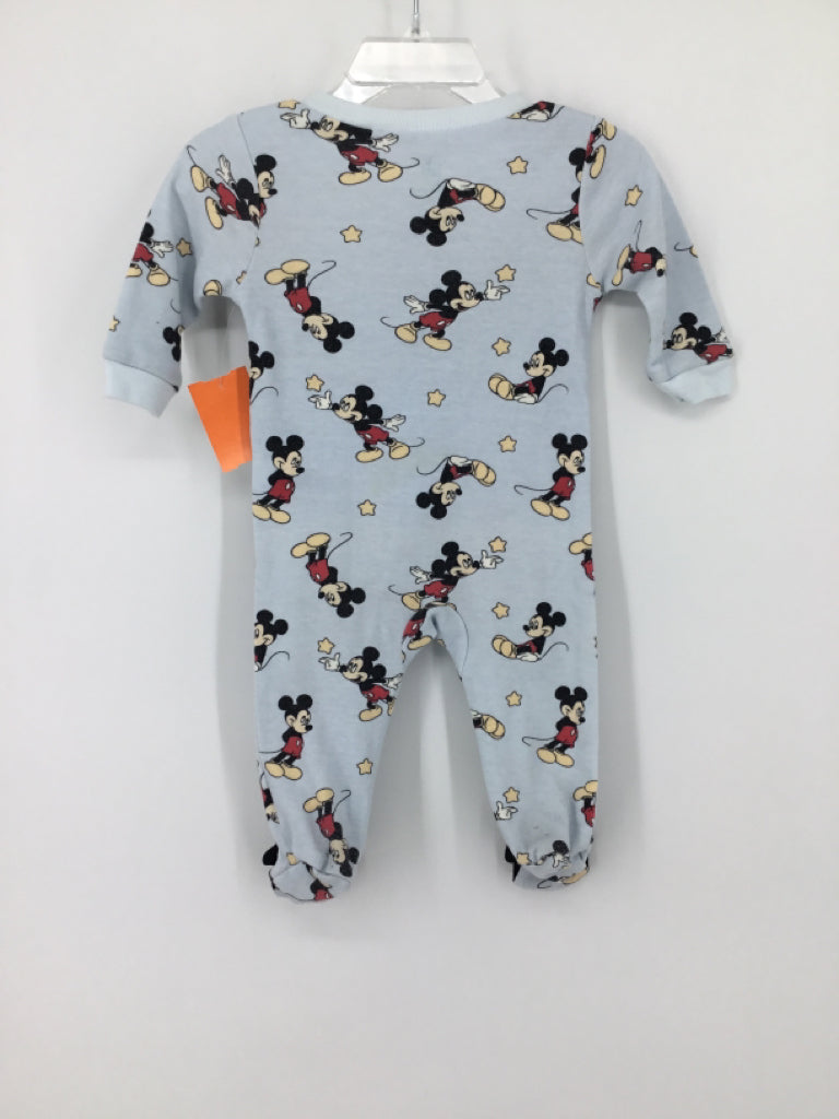 Disney Child Size 0-3 Months Blue Sleepers