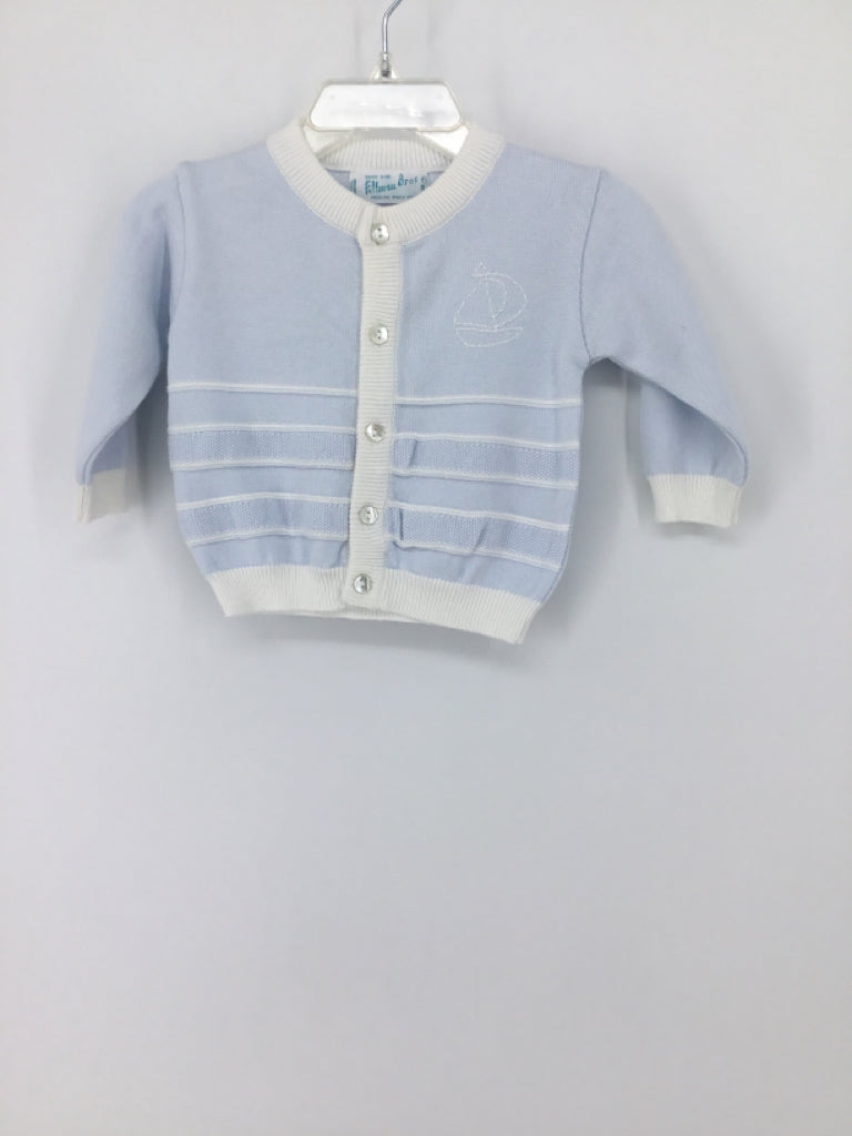 Feltman Bros Child Size 3 Months Blue Solid Sweater - boys