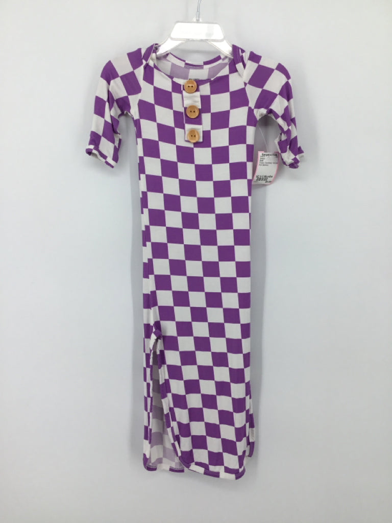 Suzel Child Size 0-3 Months Purple Sleepers