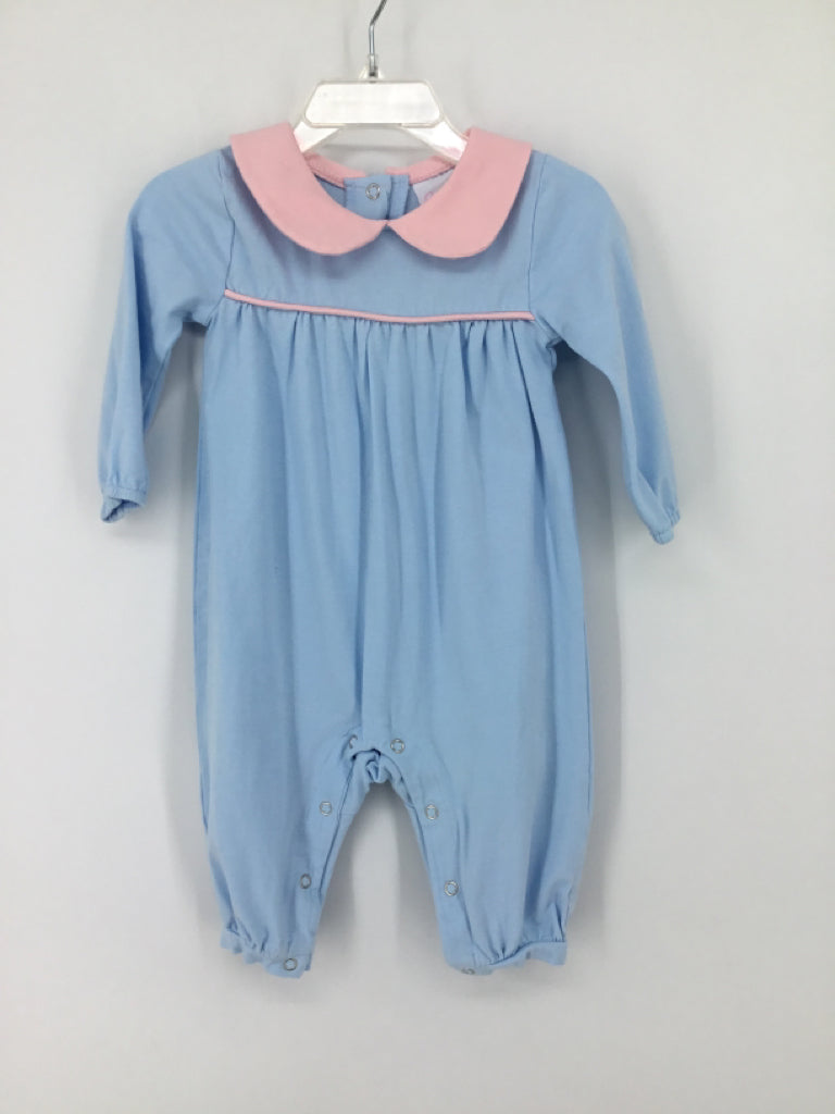 Stitchy Fish Child Size 6 Months Blue Outfit - girls