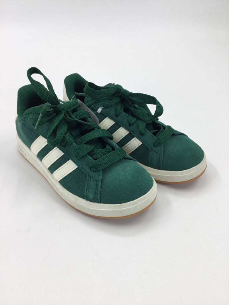 Adidas Child Size 1 Youth Green Sneakers