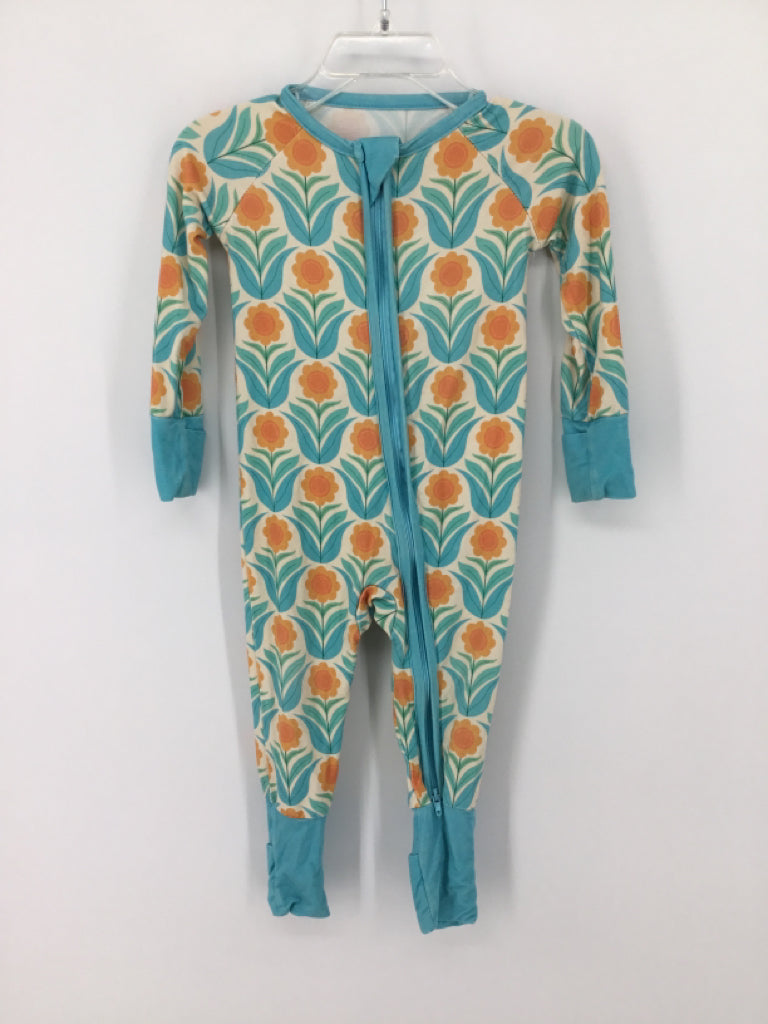Little One Shop Child Size 6-12 Months Blue Pajamas - girls