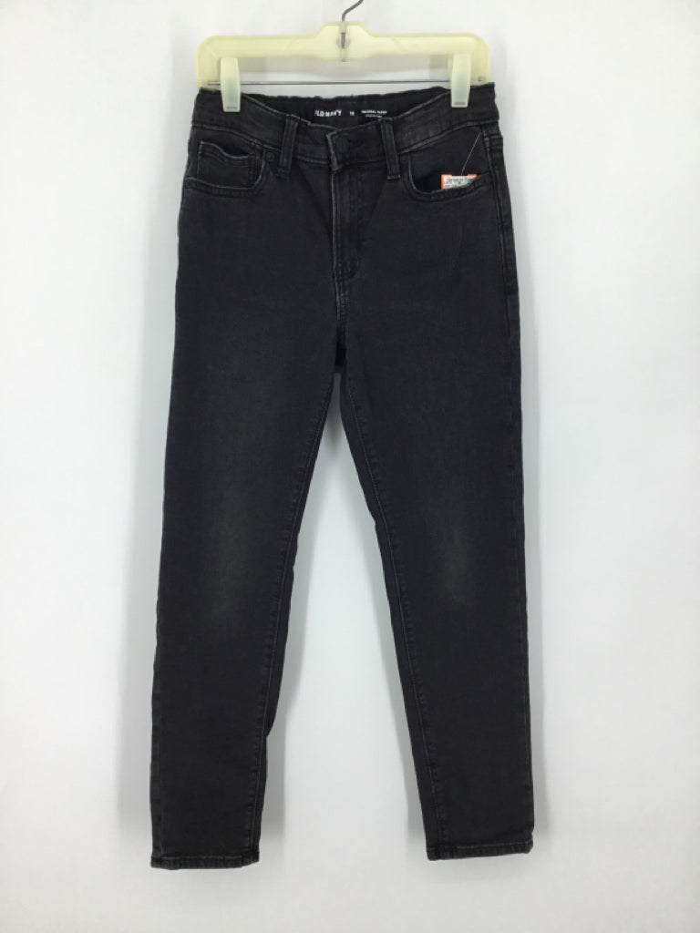 Old Navy Child Size 12 Black Solid Jeans - boys