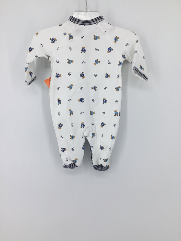 Ralph Lauren Child Size Newborn Navy Sleepers
