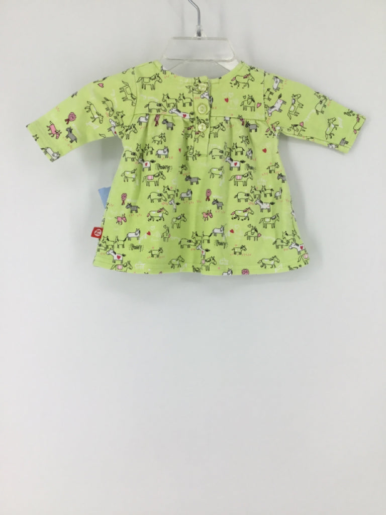 Zutano Child Size Newborn Green Dress - girls