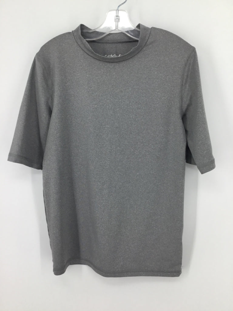 Cat & Jack Child Size 12 Gray Solid Swimwear - boys