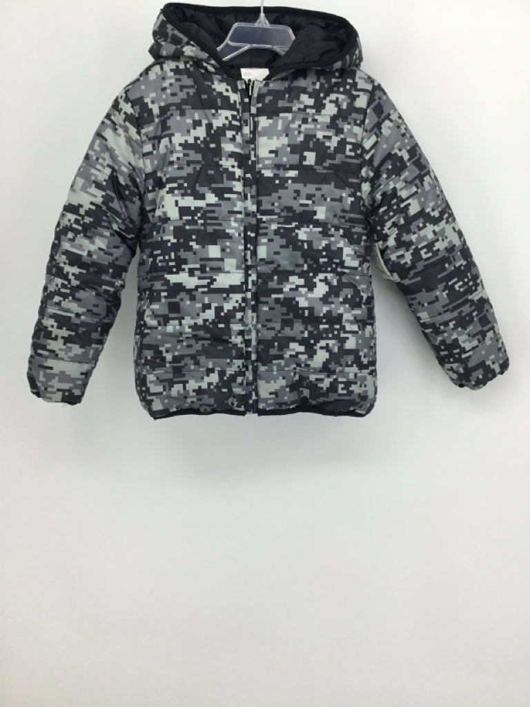 Epic Threads Child Size 5 Gray Print Outerwear - boys