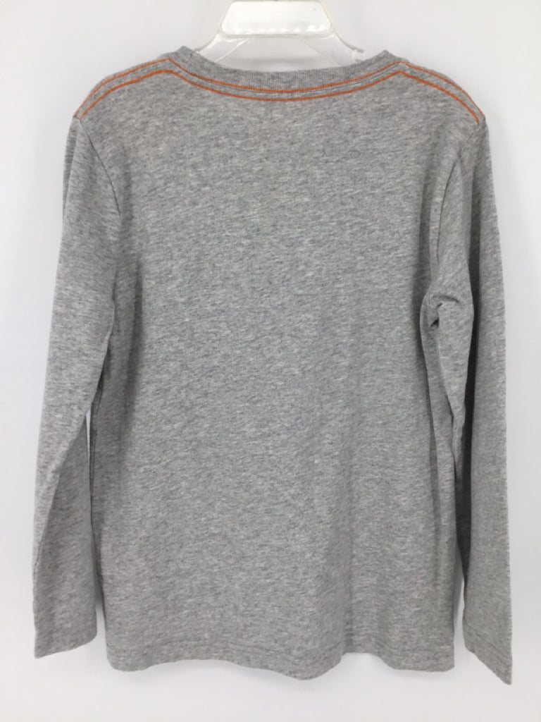 Mini Boden Child Size 6 Gray Halloween T-Shirt