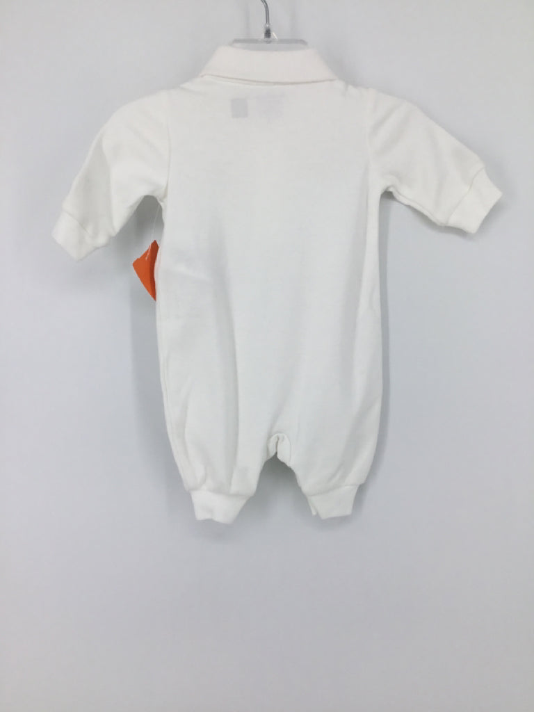 Ralph Lauren Child Size Newborn White Embroidered Outfit - boys