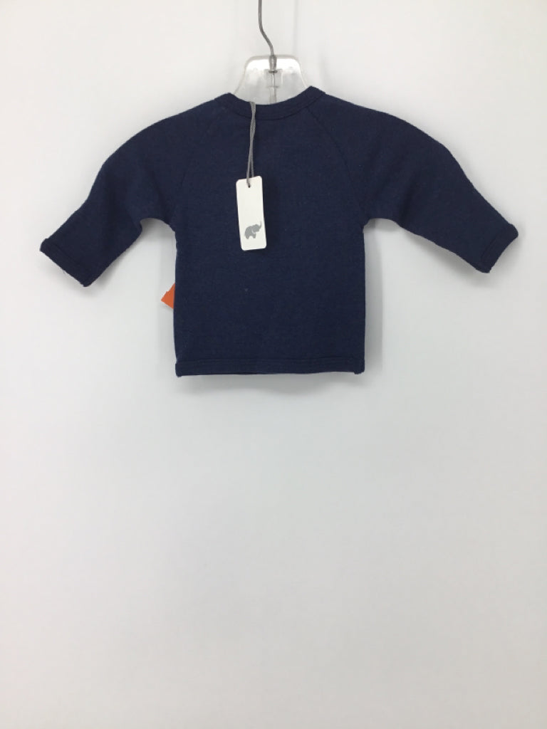 Monica + Andy Child Size Newborn Blue Solid Shirt - boys