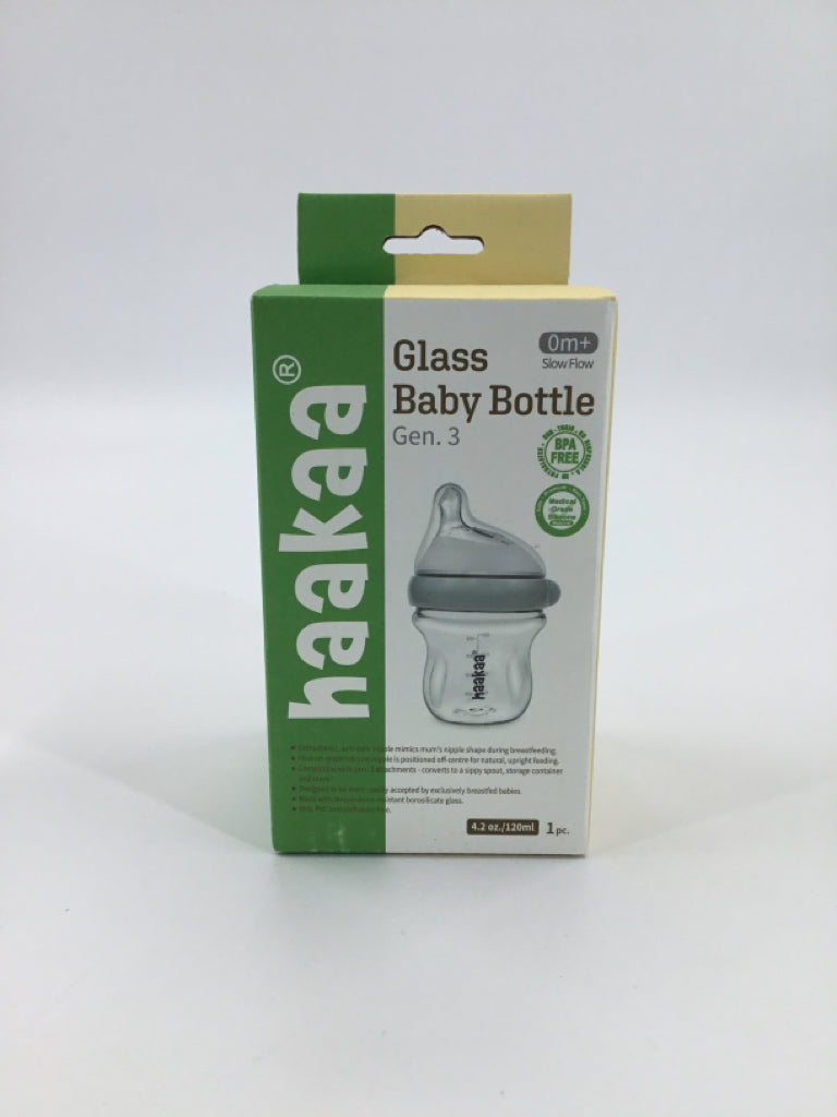 Haakaa Glass Baby Bottle - Gen 3 - 4.2 oz