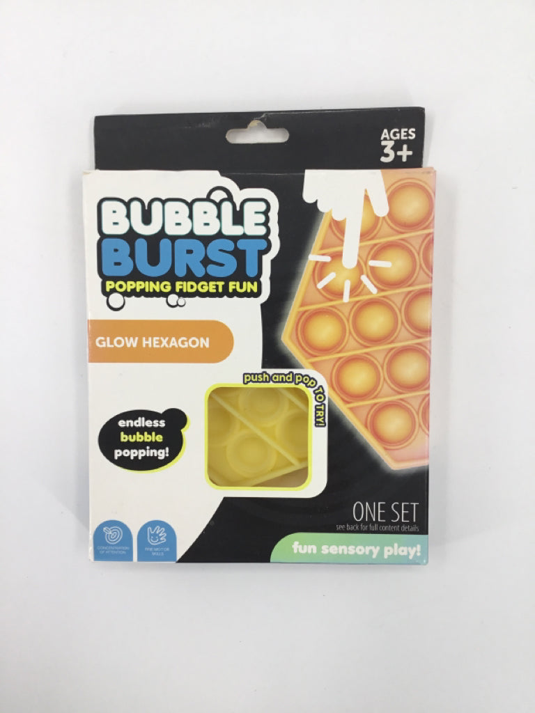Bubble Burst Popping Fidget Fun Glow Hexagon