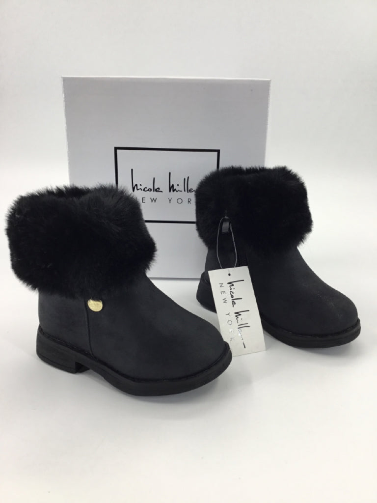 Nicole Miller Child Size 7 Toddler Black Boots