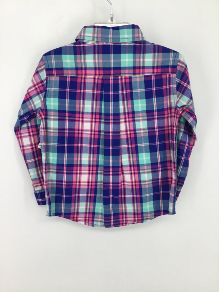 Janie and Jack Child Size 2 Multi-Color Plaid Shirt - boys