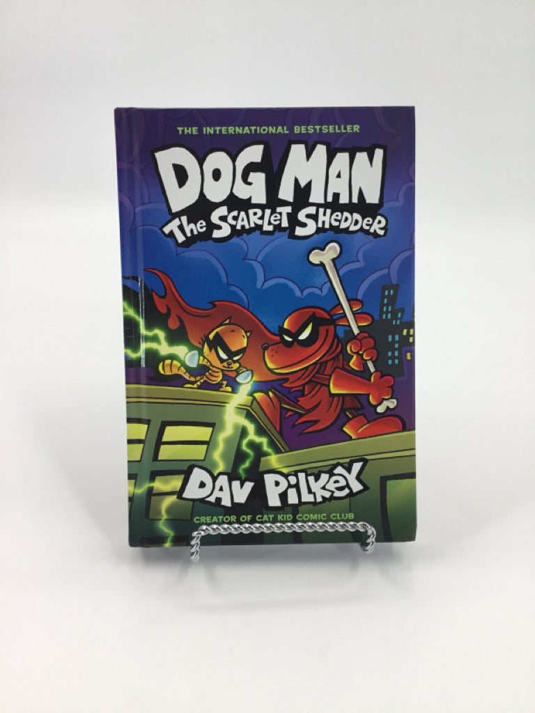 Scholastic Dog Man The Scarlet Shredder Harcover Book