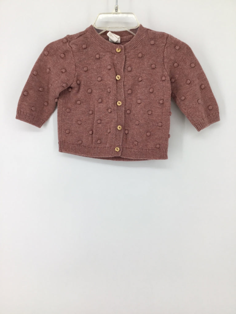 H & M Child Size Newborn Pink Solid Sweater - boys