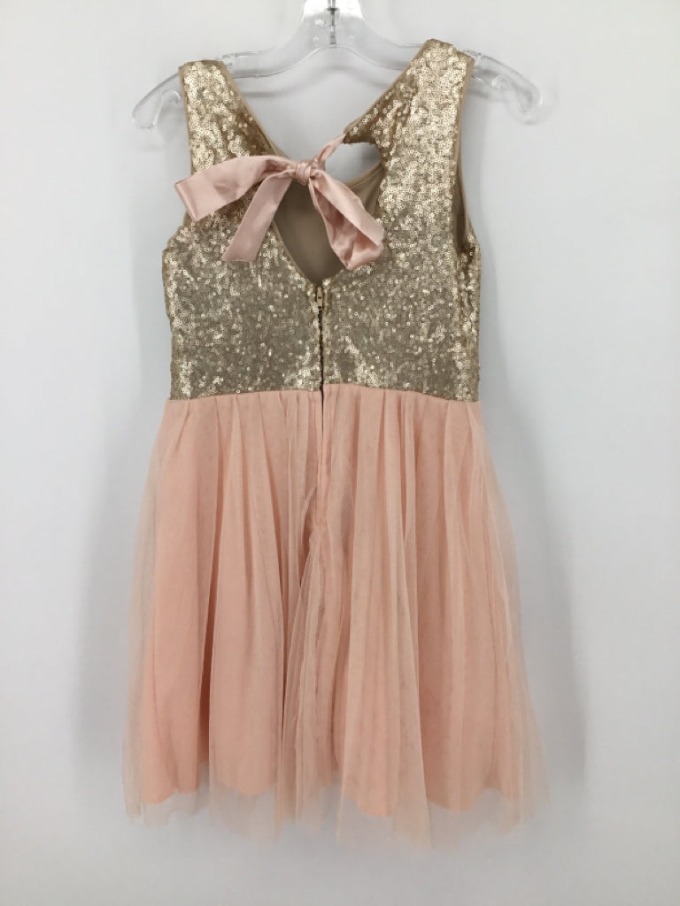 Crystal Doll Child Size 8 Gold Dress - girls