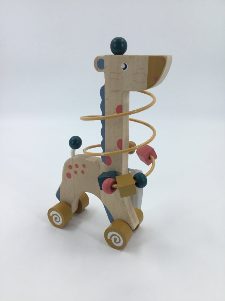 Wooden Giraffe Bead Maze