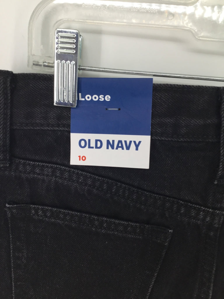 Old Navy Child Size 10 Black Solid Jeans - boys