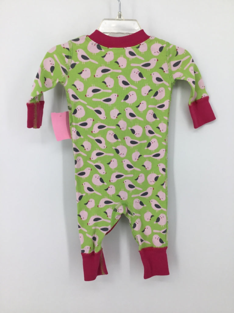 Hanna Andersson Child Size 0-6 Months Green Pajamas - girls
