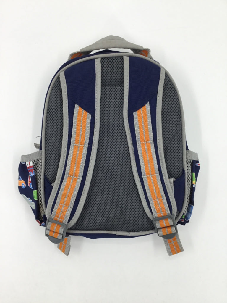 Pottery Barn Kids Mackenzie Navy Transportation Glow-in-the-Dark Mini Backpack