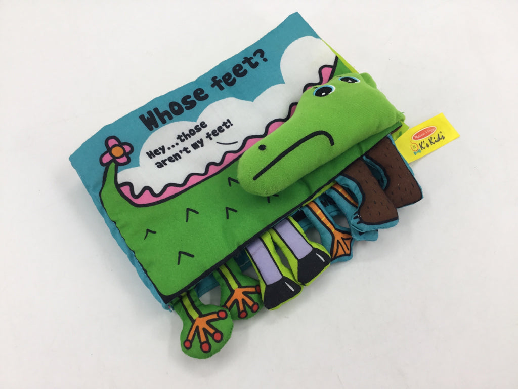 Melissa & Doug K's Kids Whose Feet Soft Book