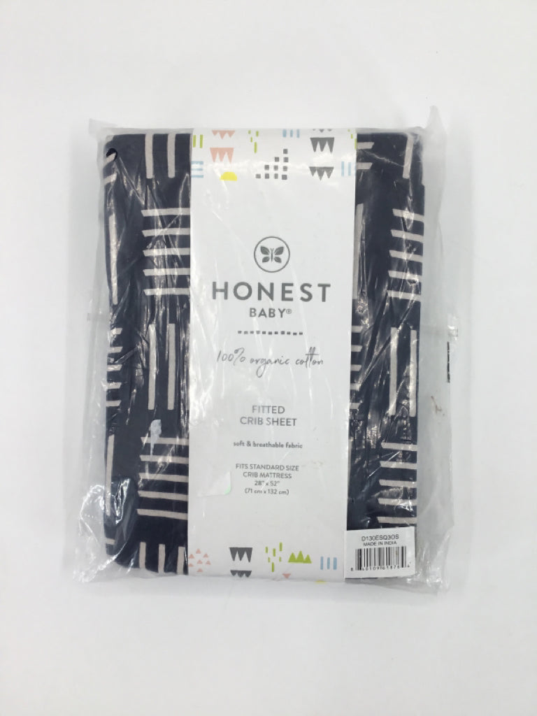 Honest Baby Clothing Navy Crib Sheet
