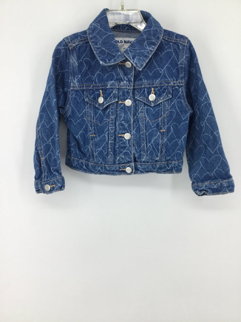Old Navy Child Size 3 Blue Jacket - girls