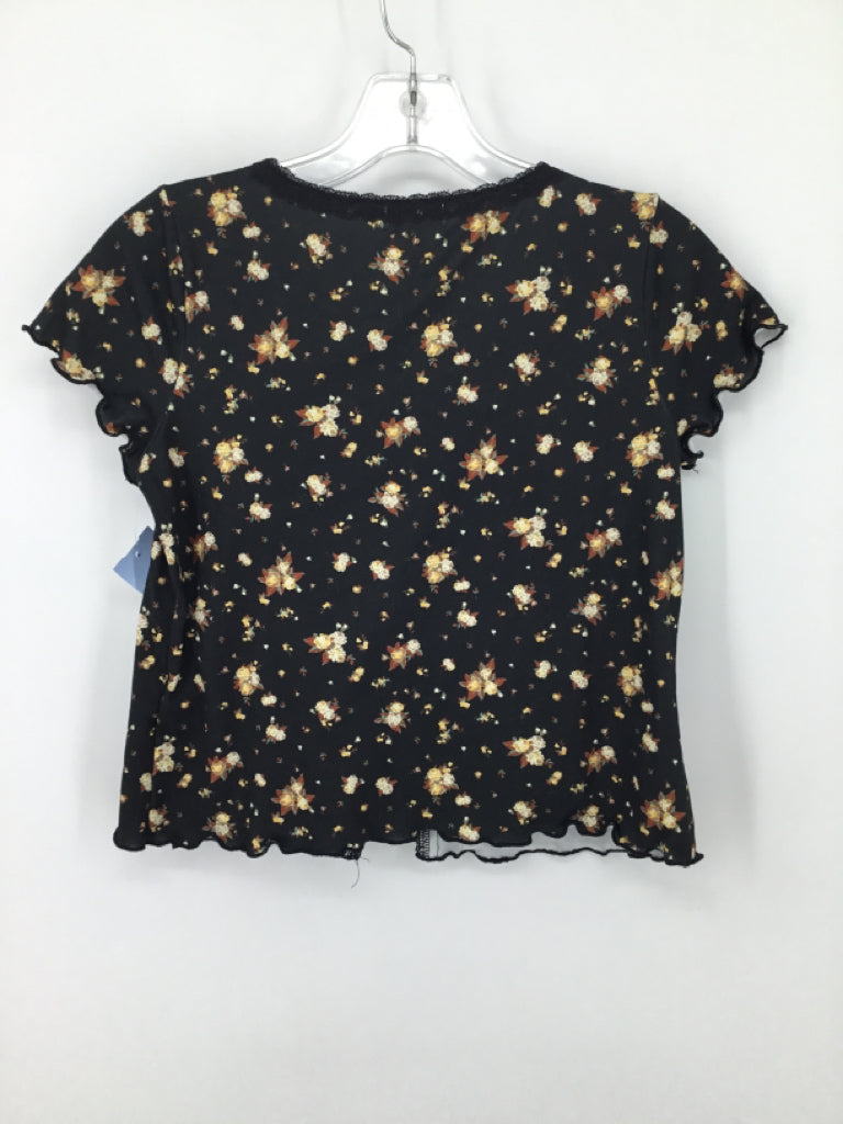 Love Fire Child Size 8 Black Shirt - girls