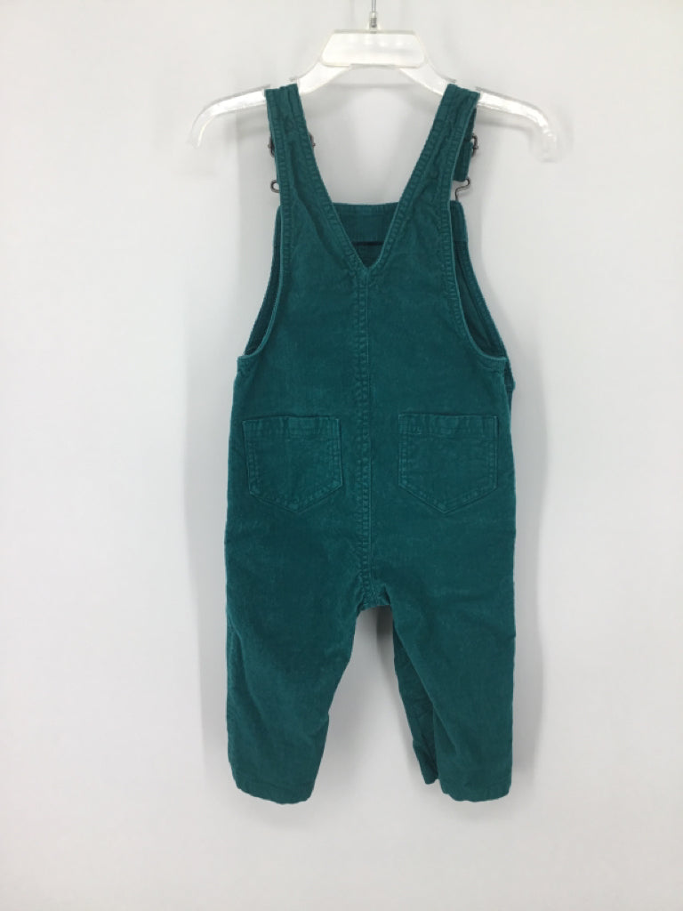 Hanna Andersson Child Size 12-18 Months Green Solid Overalls - boys