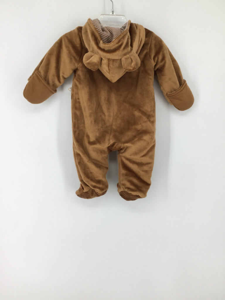 Just One You Made by Carters Child Size 3 Months Brown Solid Outerwear - boys