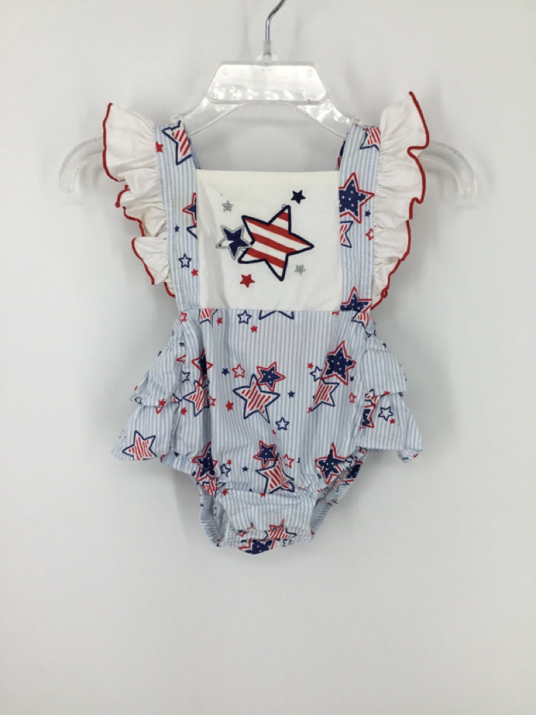 goodlad Child Size 6 Months Blue Stars & Stripes Outfit