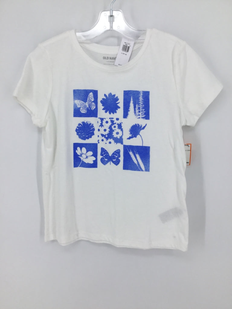 Old Navy Child Size 10 White T-shirt - girls