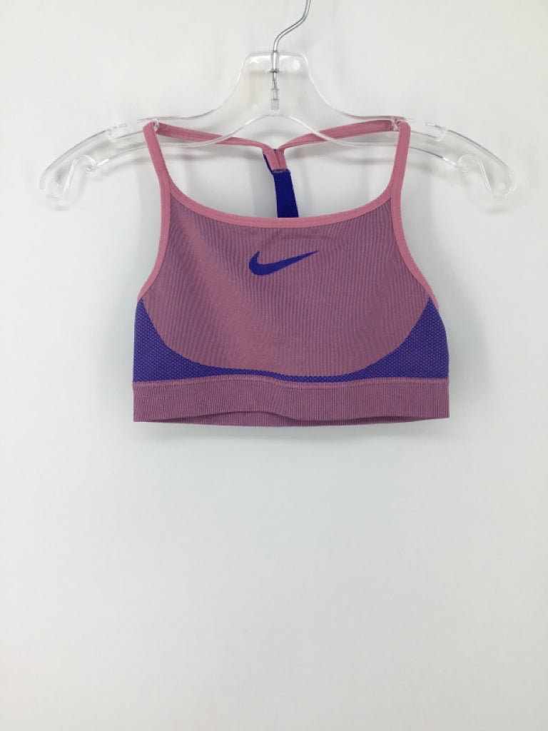 Nike Child Size 10 Pink Sports Bra - girls