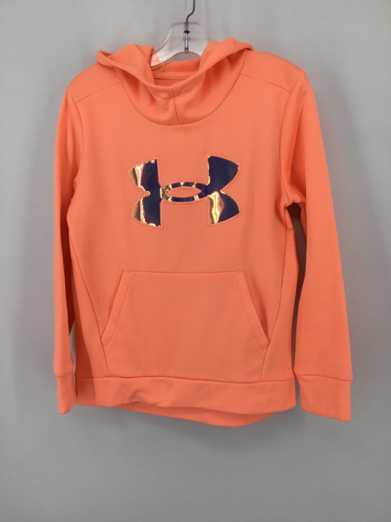 Under Armour Child Size 10 Orange Sweatshirt - girls