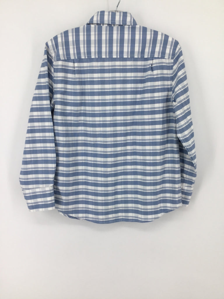 Crewcuts Child Size 8 Blue Plaid Shirt - boys